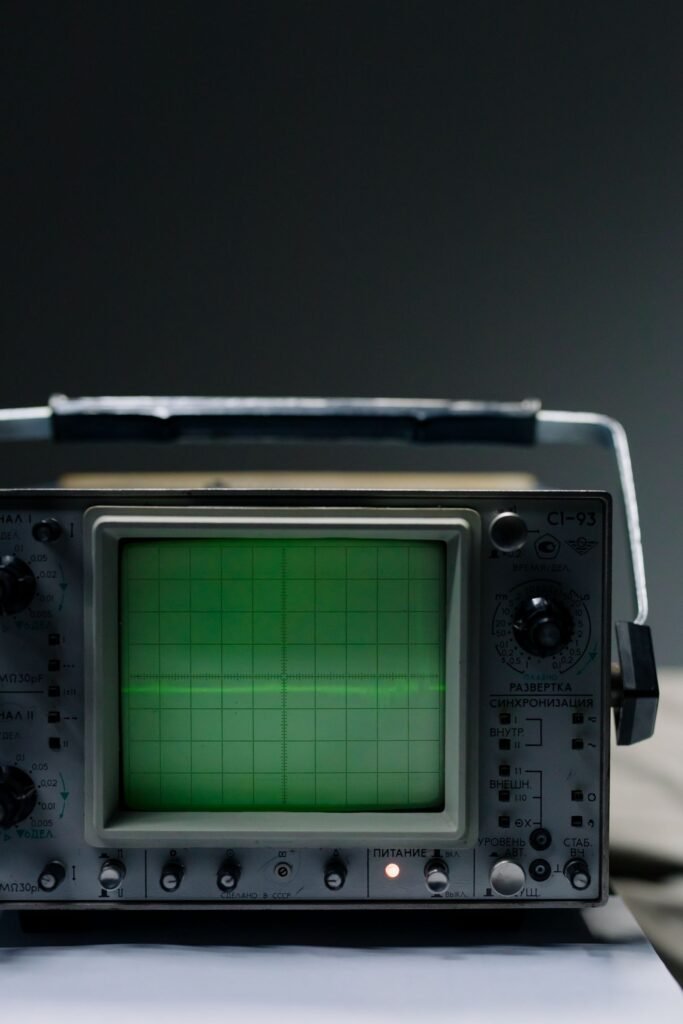 Waveform on an oscilloscope