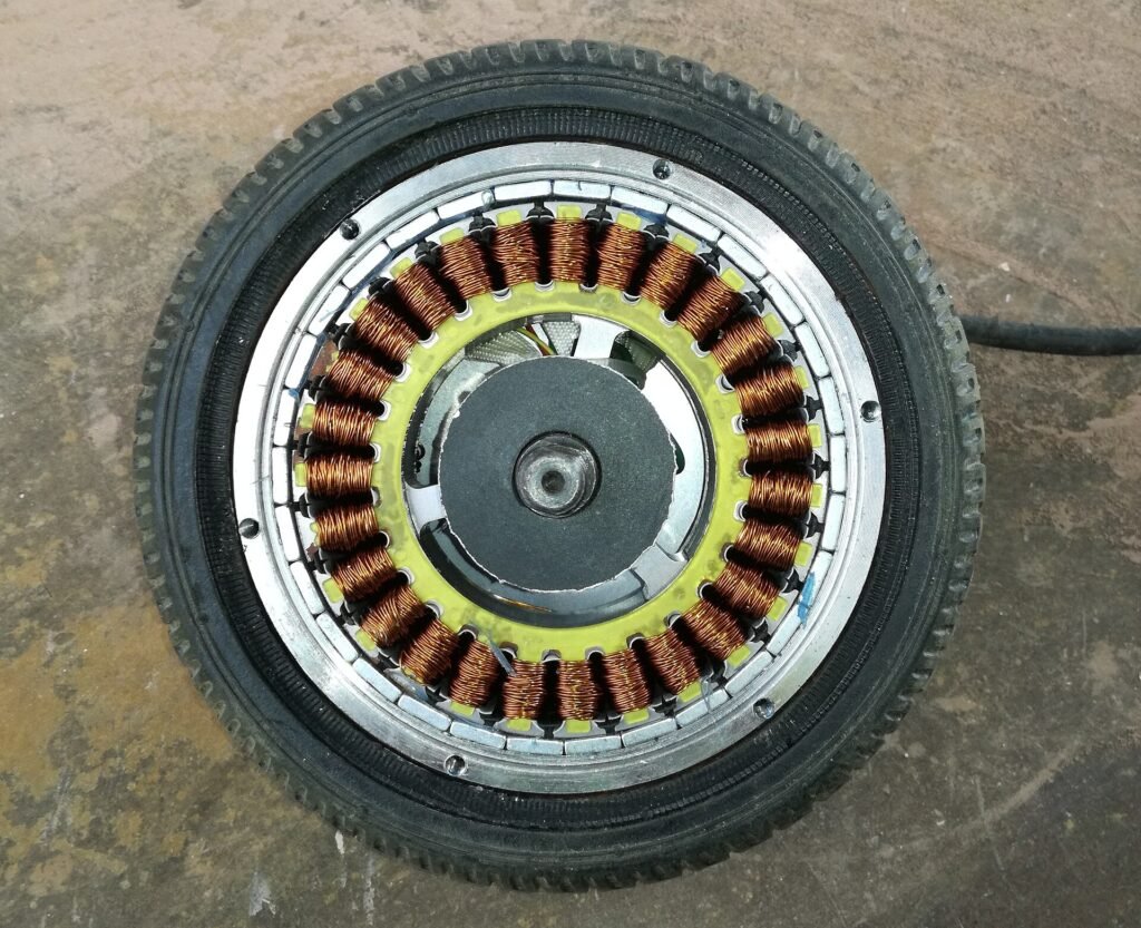 Opened BLDC hub motor