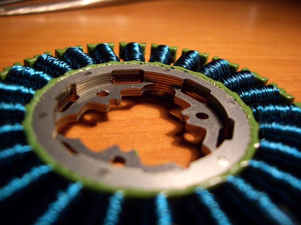 Wound outer stator of a BLDC motor